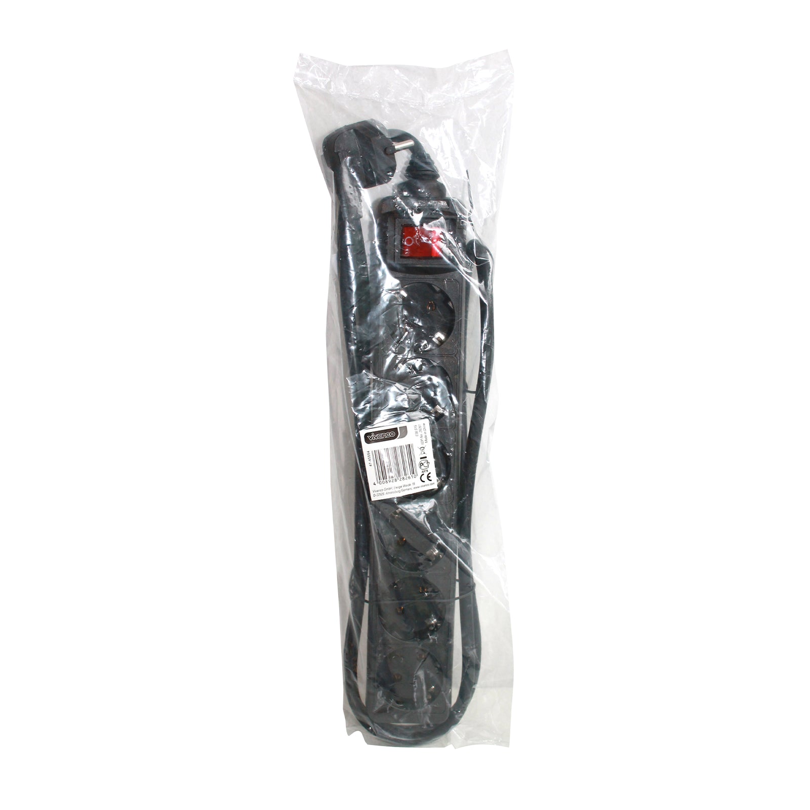 Power strip with 6 Schuko ports
