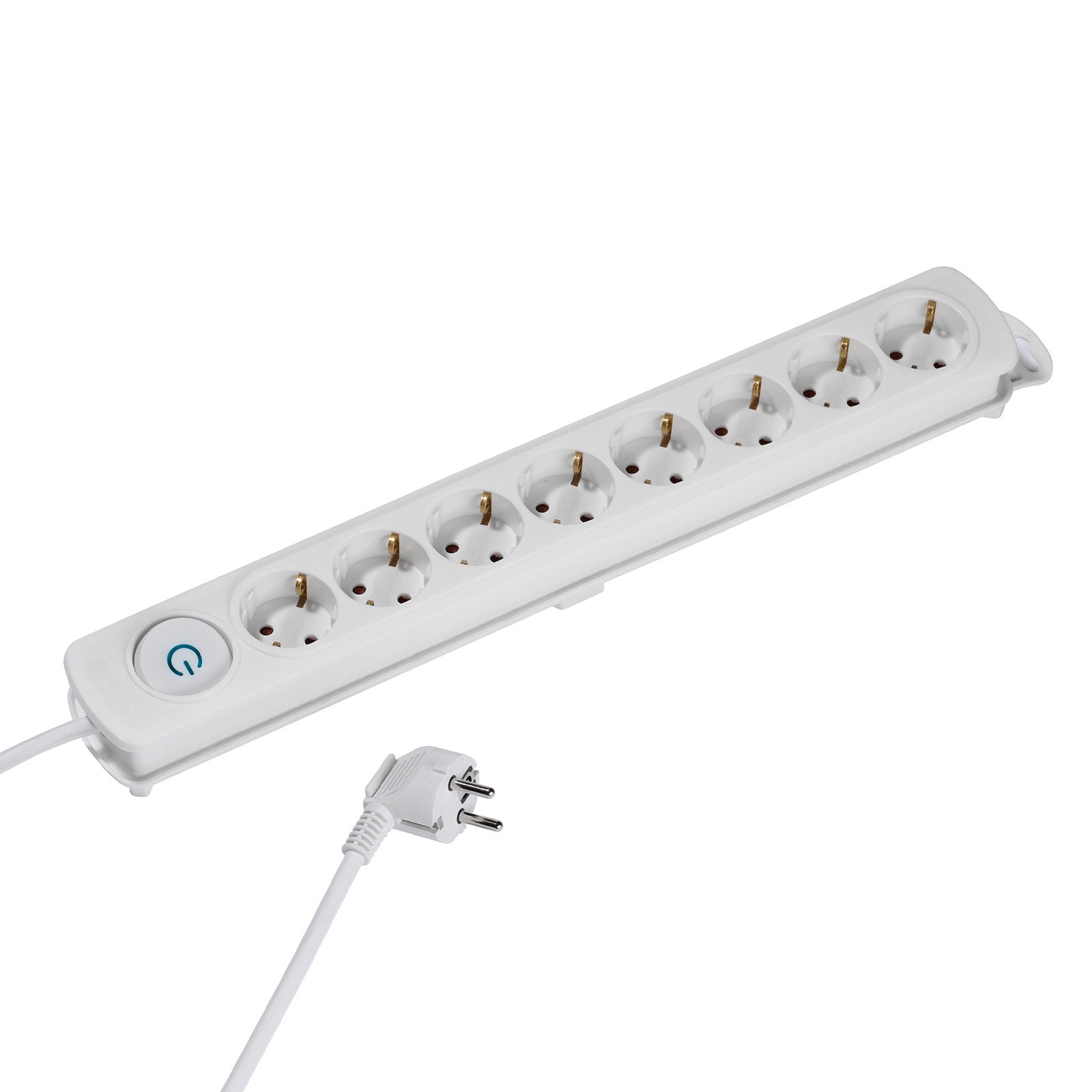 Power strip with 8 Schuko sockets, 1.4 m