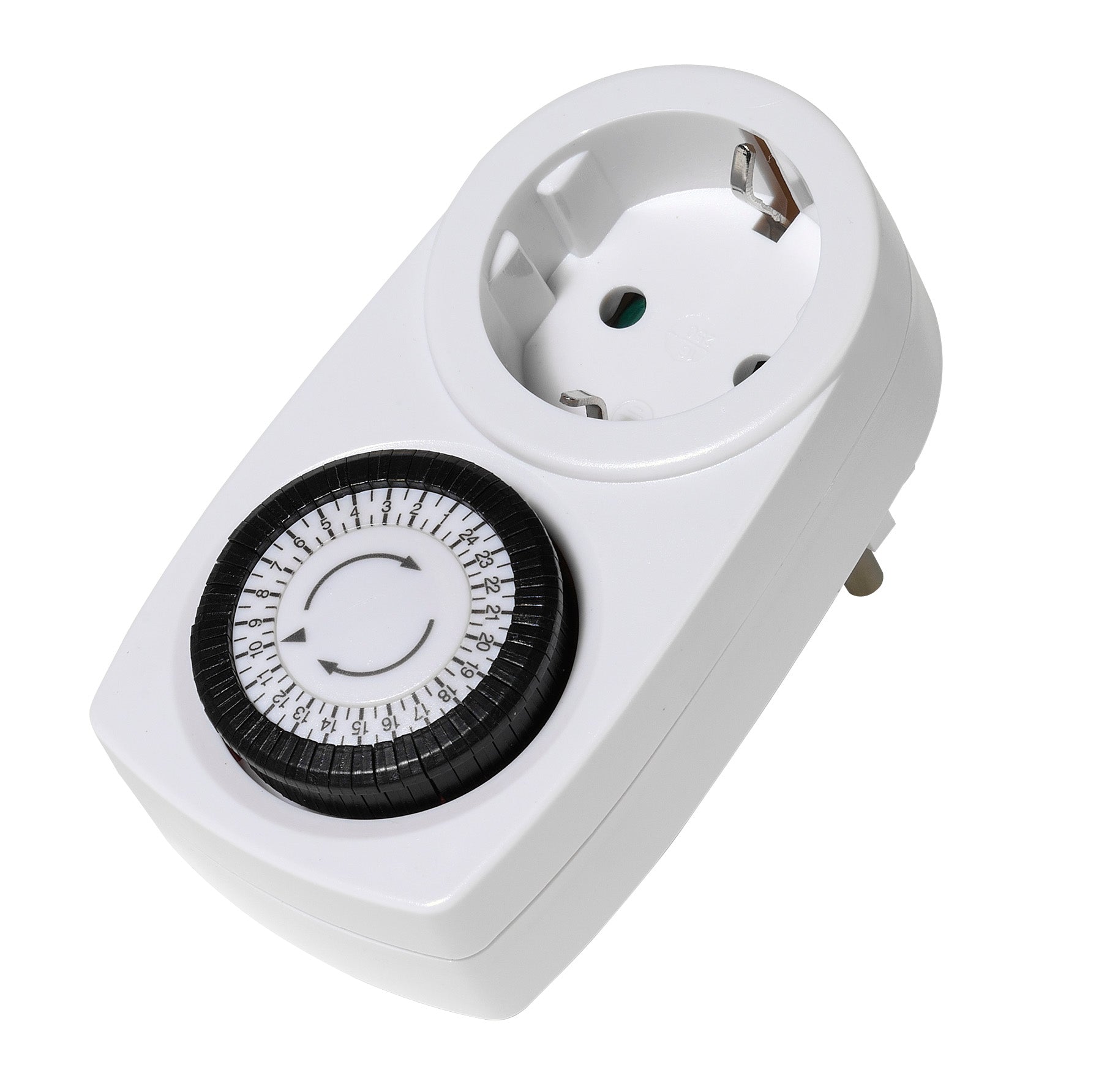 Presa con timer meccanico
