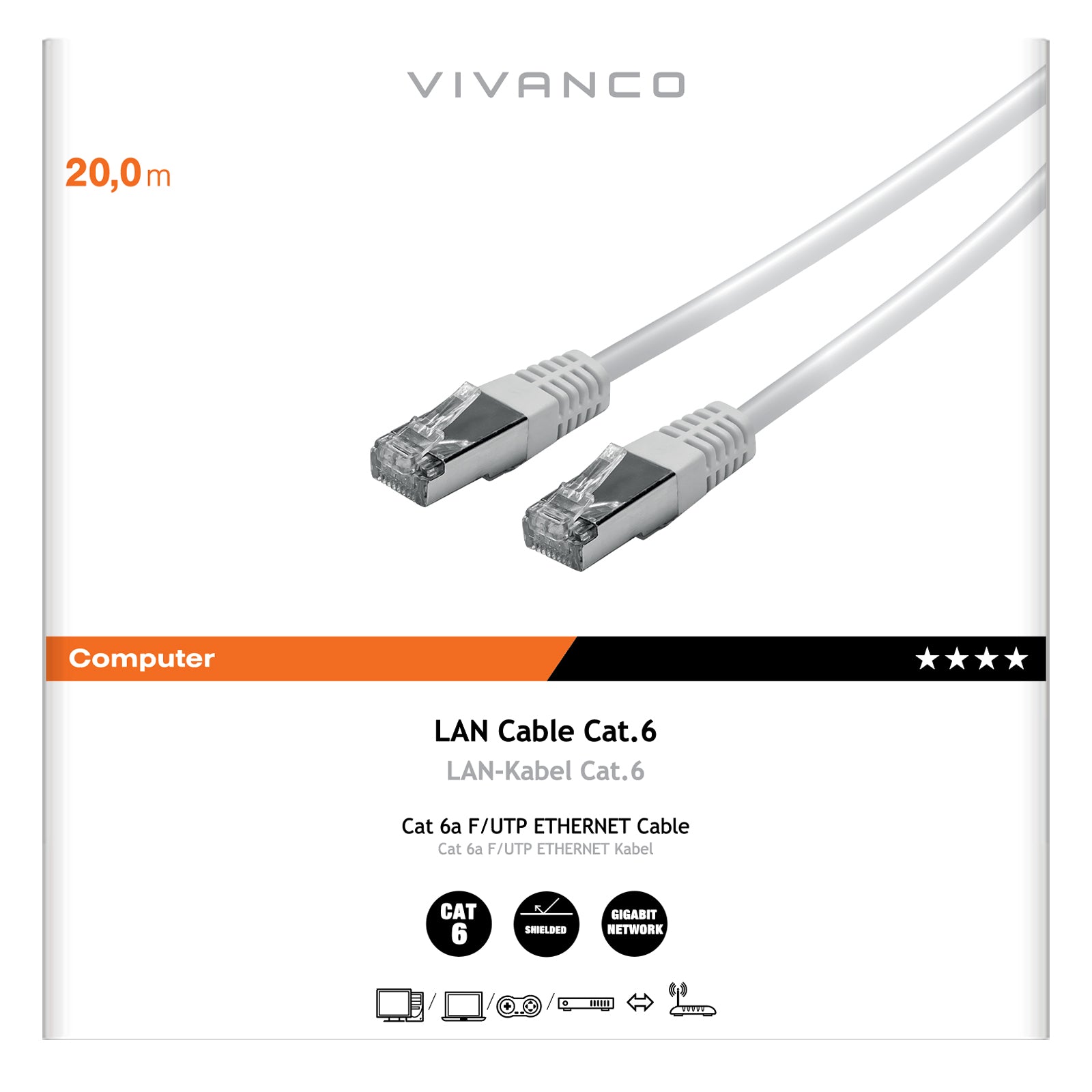 Cat 6 network cable