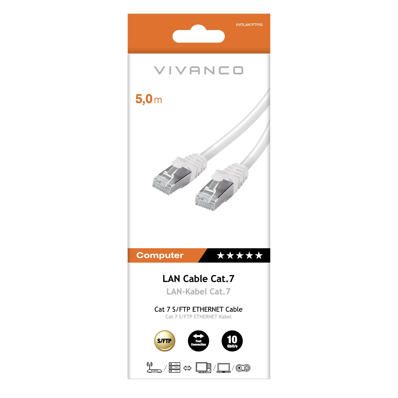 Cavo di rete S/FTP CAT 7