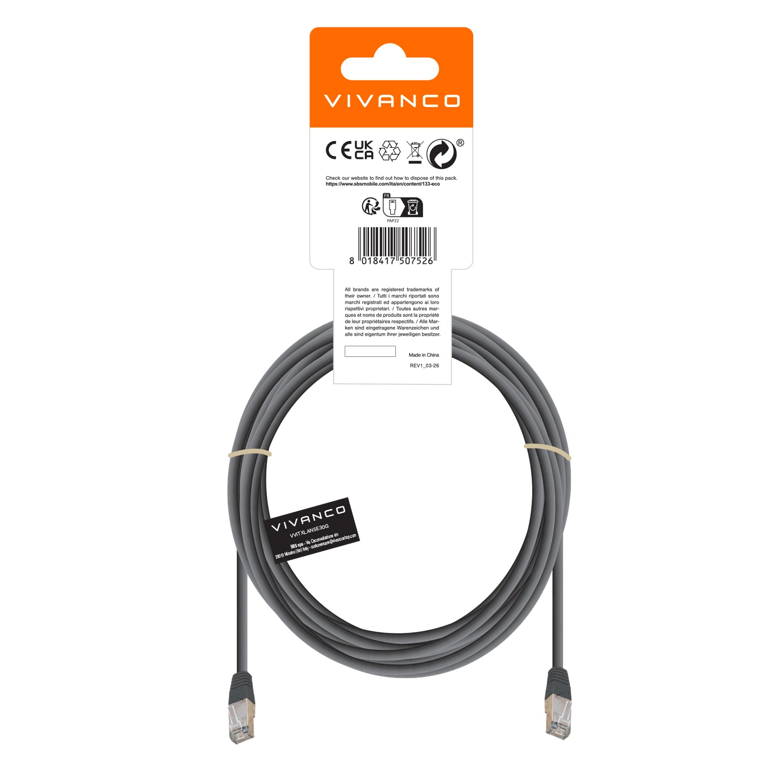 Cavo di rete cat 5e