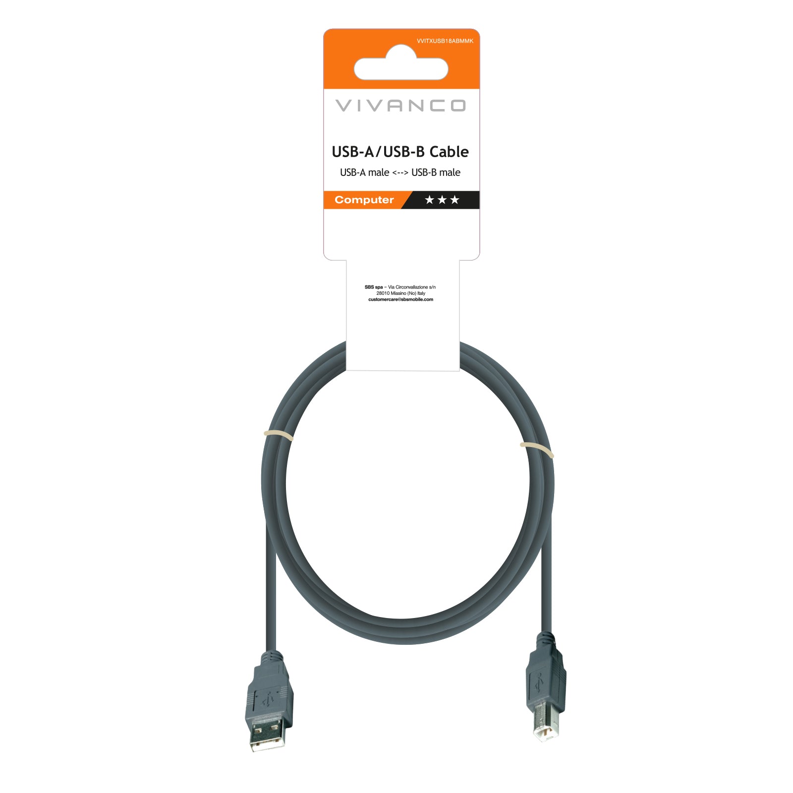 Cavo USB tipo A - USB tipo B