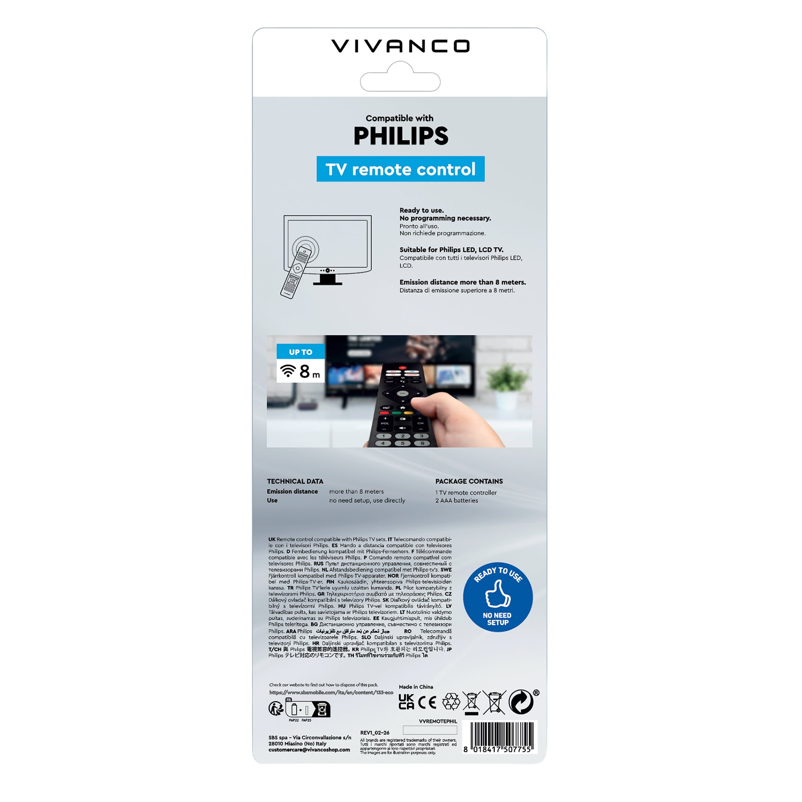 Philips TV Remote Control