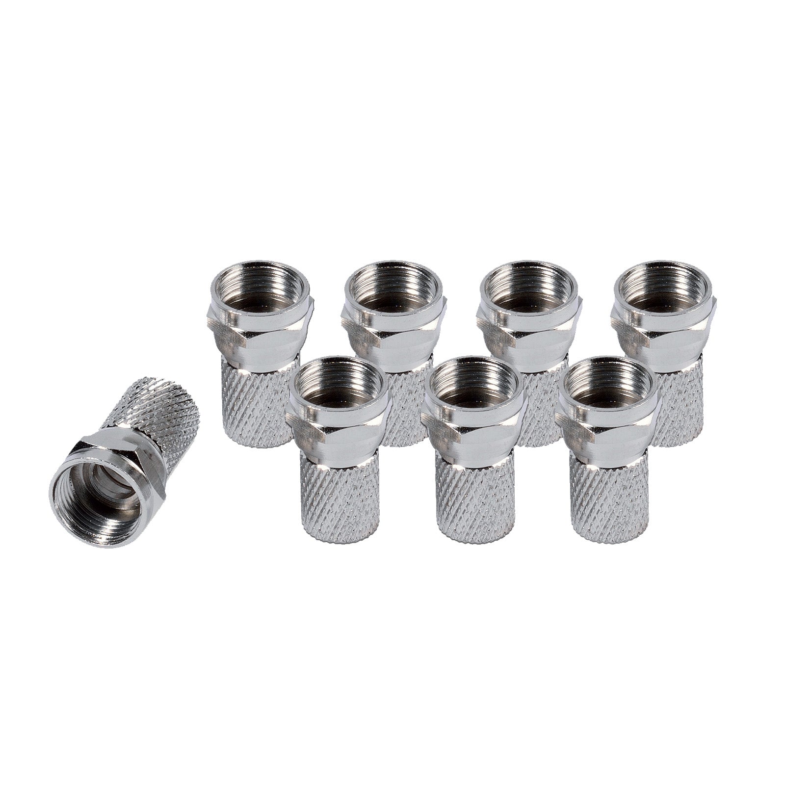 Connecteur F, 7,0 mm, 8 pièces