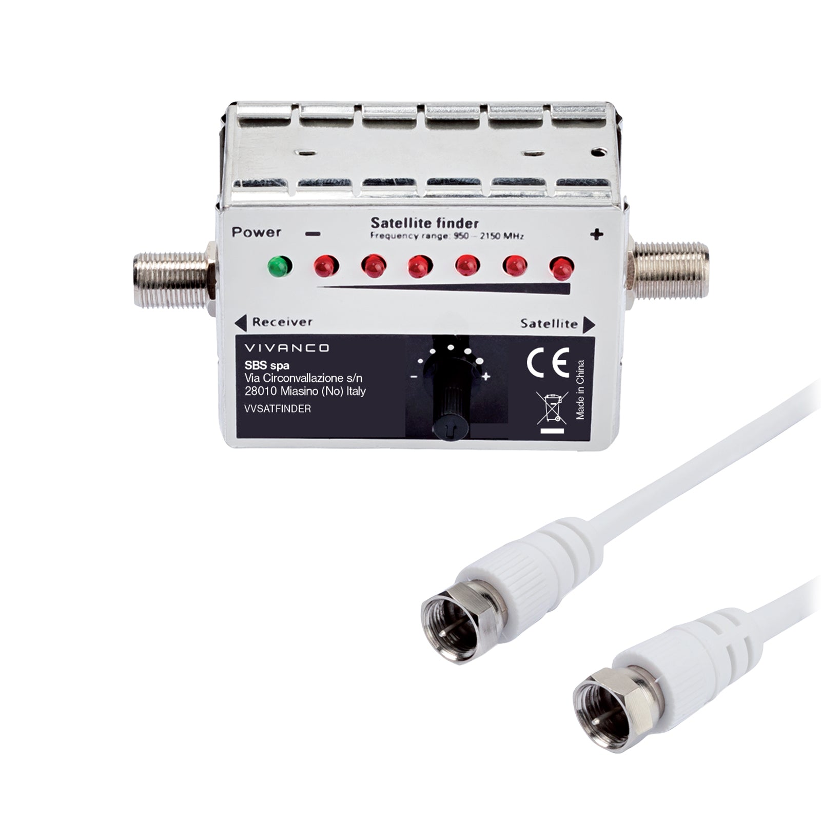 Compteur de signal SAT avec LED