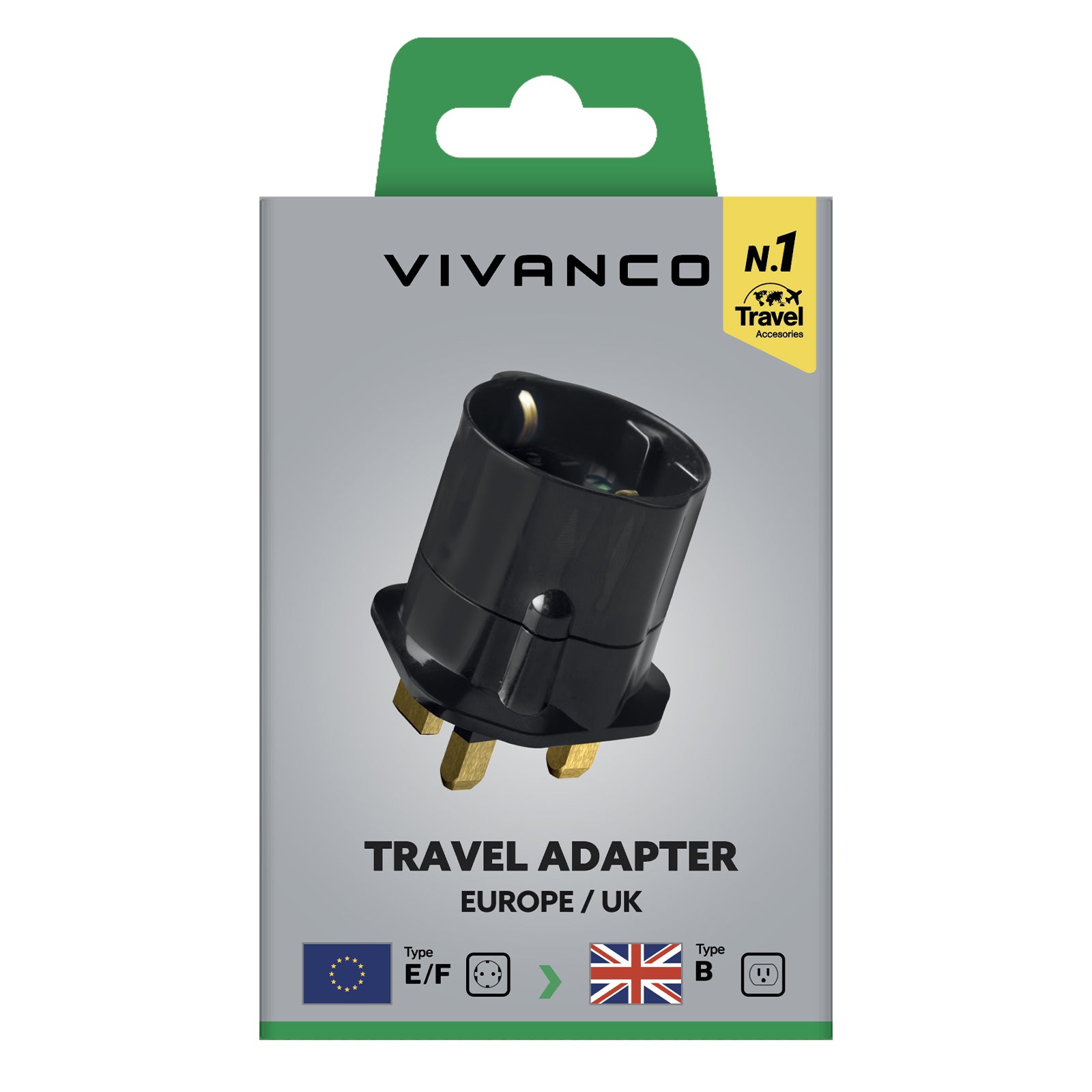 Spina da viaggio da Schuko a UK