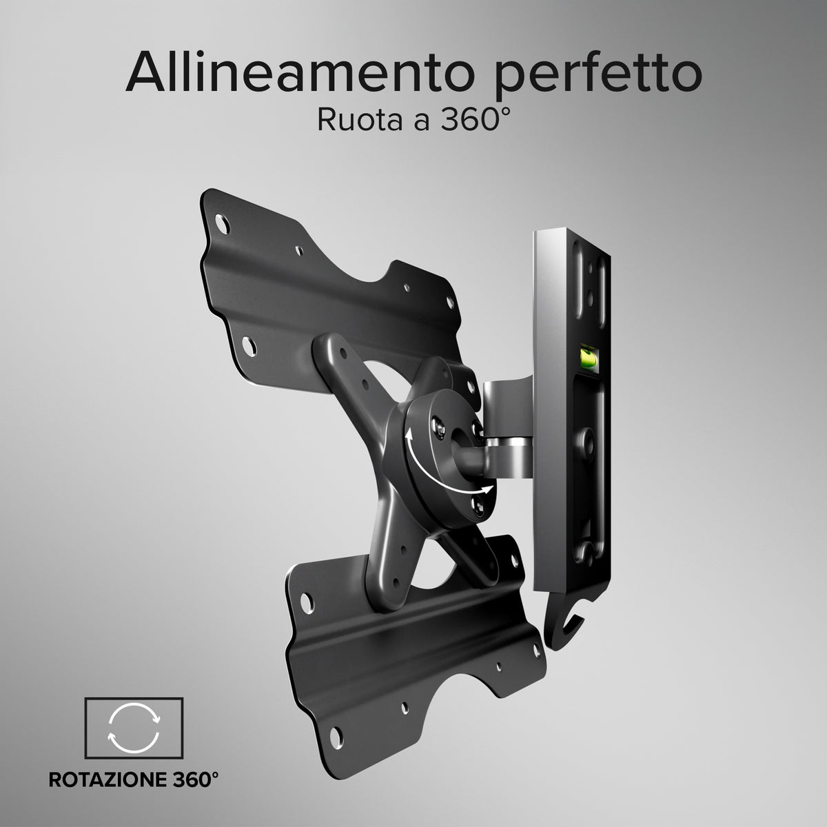 Support mural TV, TITAN, TILT, 43", 25kg, VESA 200x200