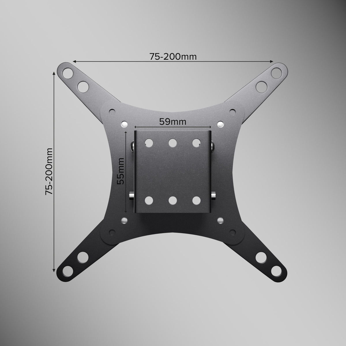 Supporto TV da parete, TILT, 43", 25kg, VESA 200x200