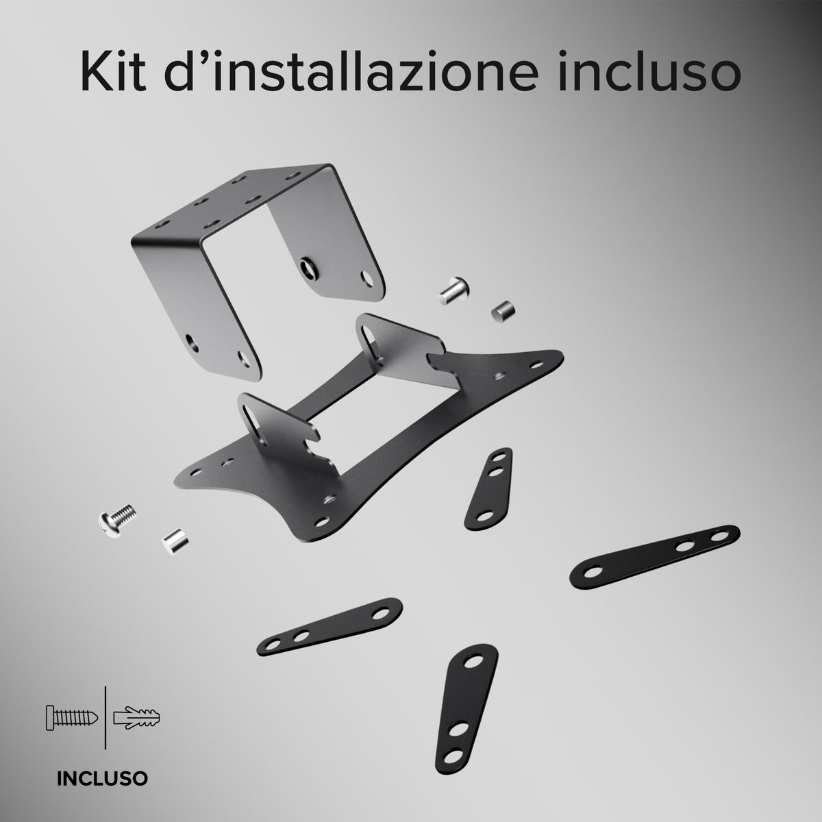 Supporto TV da parete, TILT, 43", 25kg, VESA 200x200