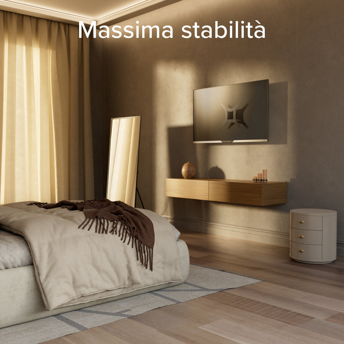 Supporto TV da parete, TILT, 43", 25kg, VESA 200x200