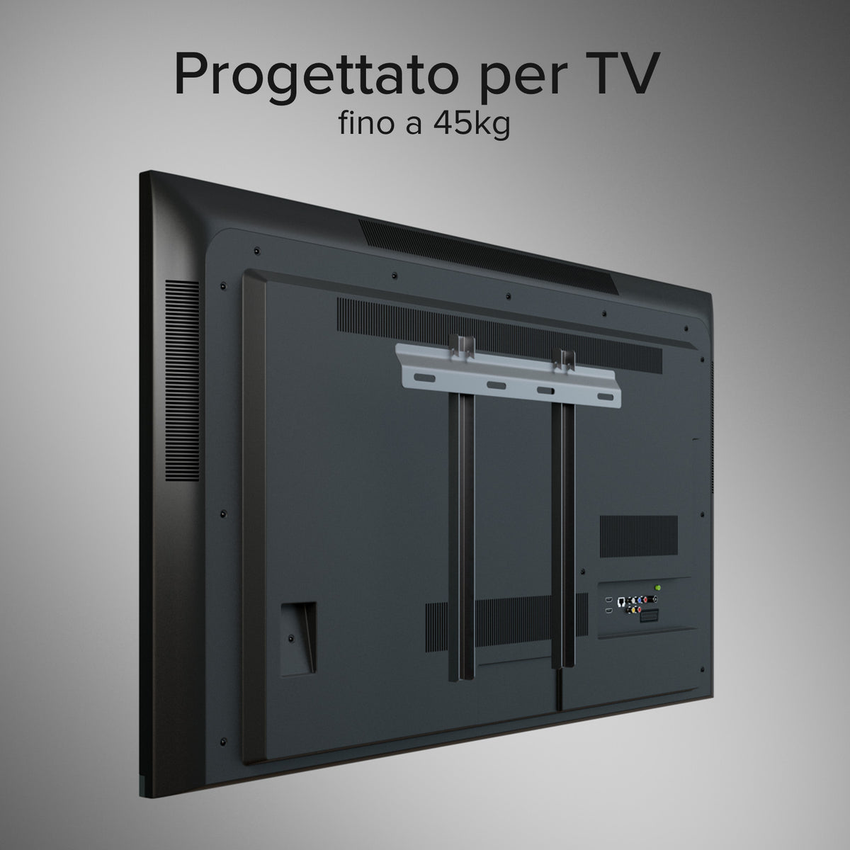 Supporto TV da parete, FIXED, 65", 45kg,VESA 400x400