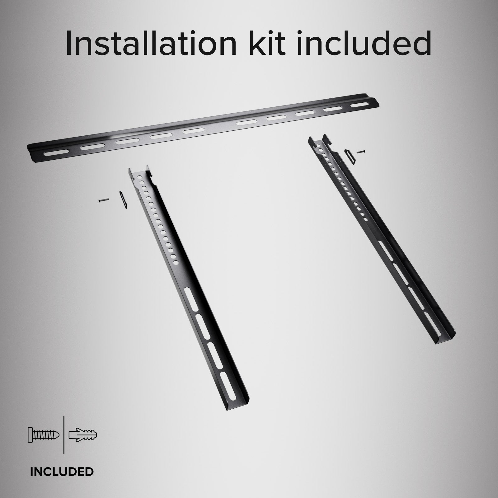 Supporto TV da parete, FIXED, 75", 50kg, VESA 600x400
