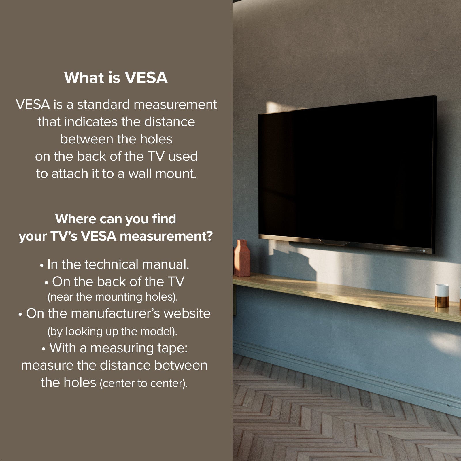 TITAN Supporto TV da parete, FIXED, 85", 75kg, VESA 800x400