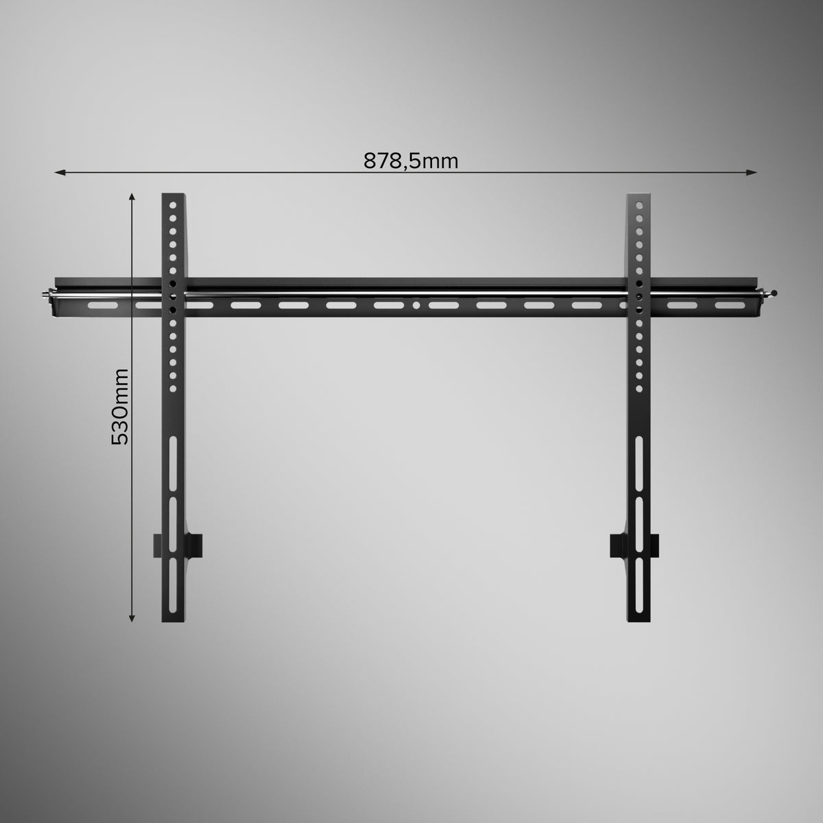 TITAN Supporto TV da parete, FIXED, 85", 75kg, VESA 800x400