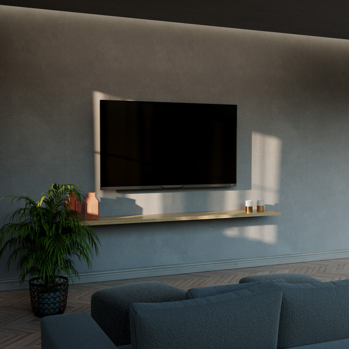 TITAN Supporto TV da parete, FIXED, 85", 75kg, VESA 800x400