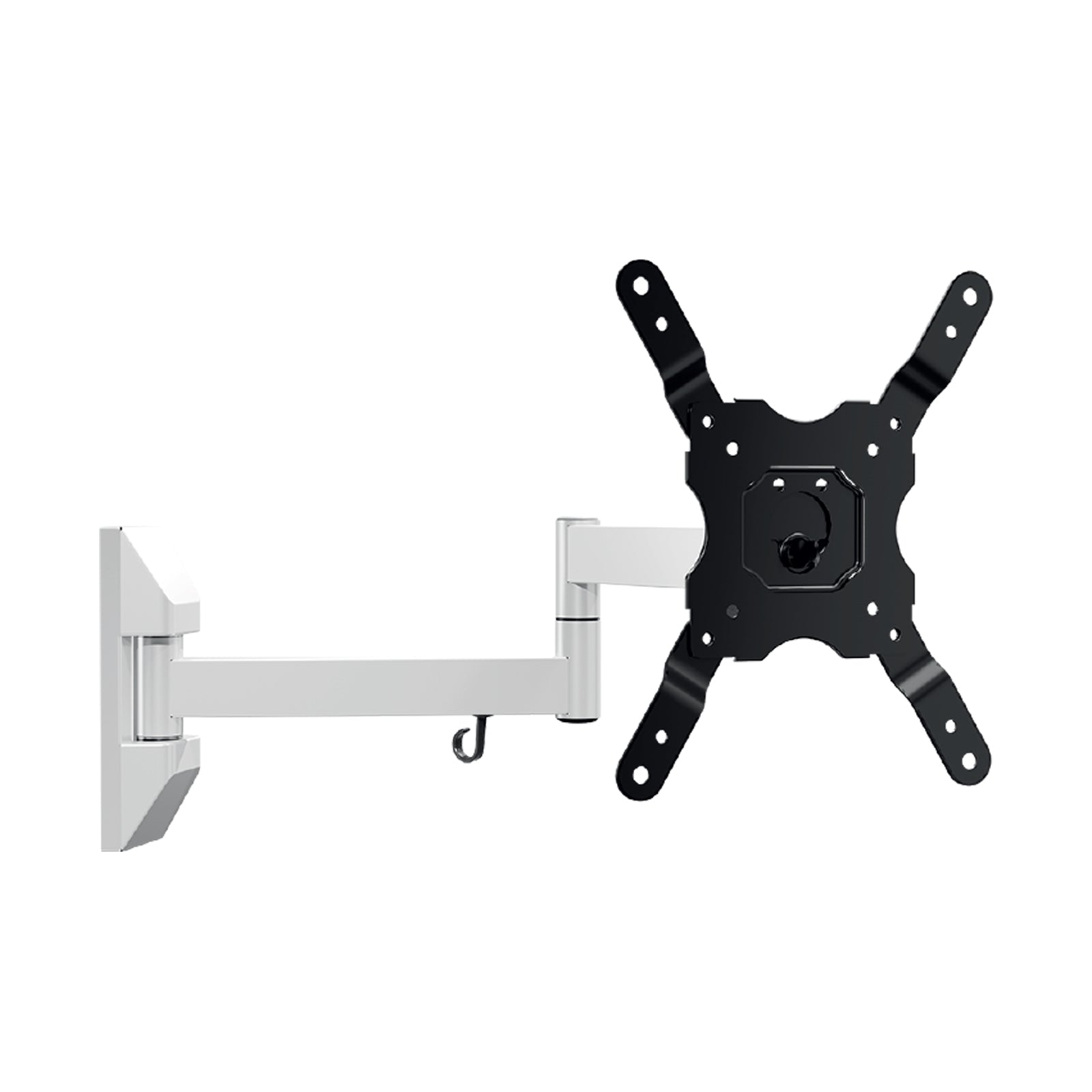 TV Wall Mount, MOTION, dual arm, 43", 25kg White, VESA 200x200