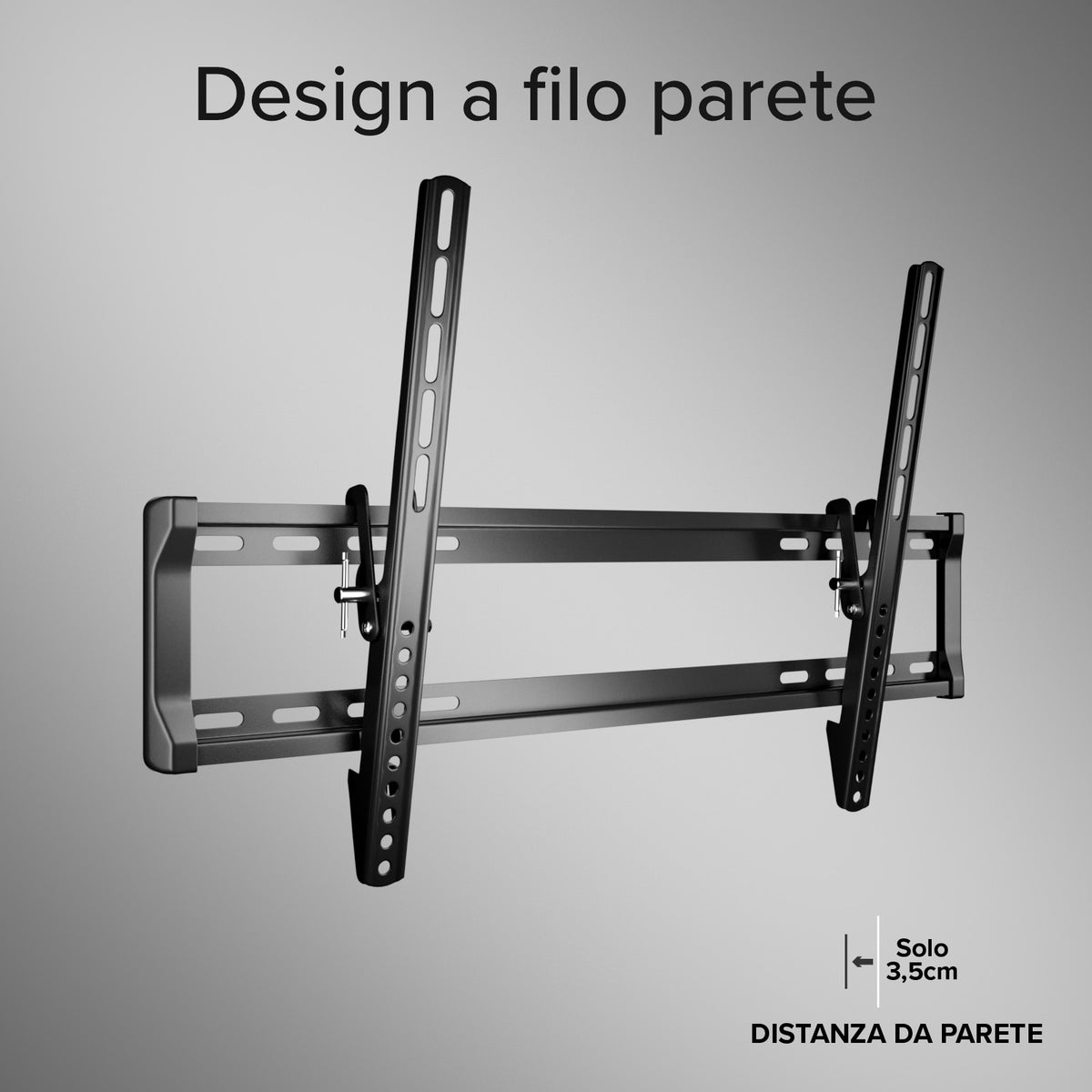 TV Wall Mount, TILT, 85", 50kg, VESA 600x400