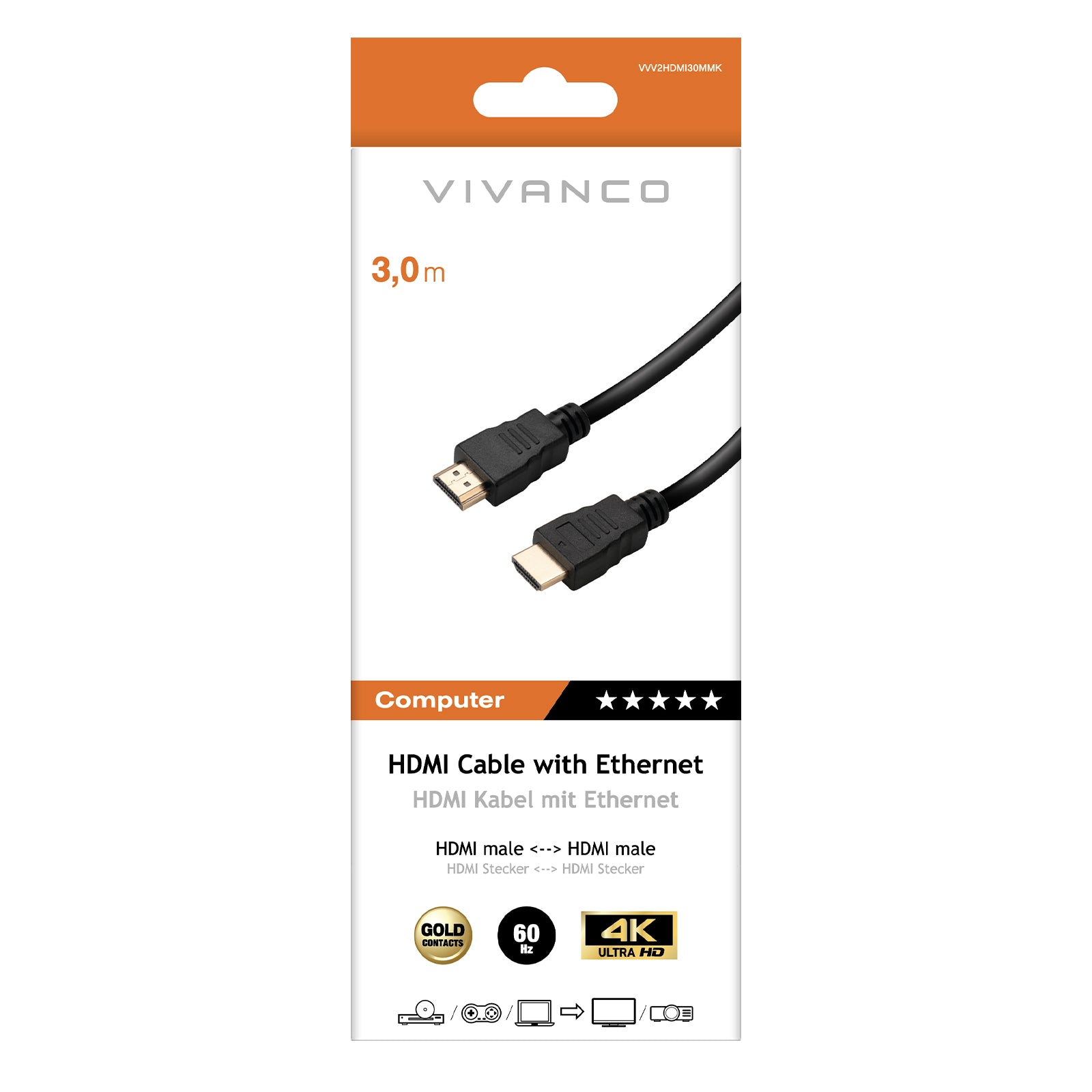 Cavo HDMI ad alta velocità con Ethernet