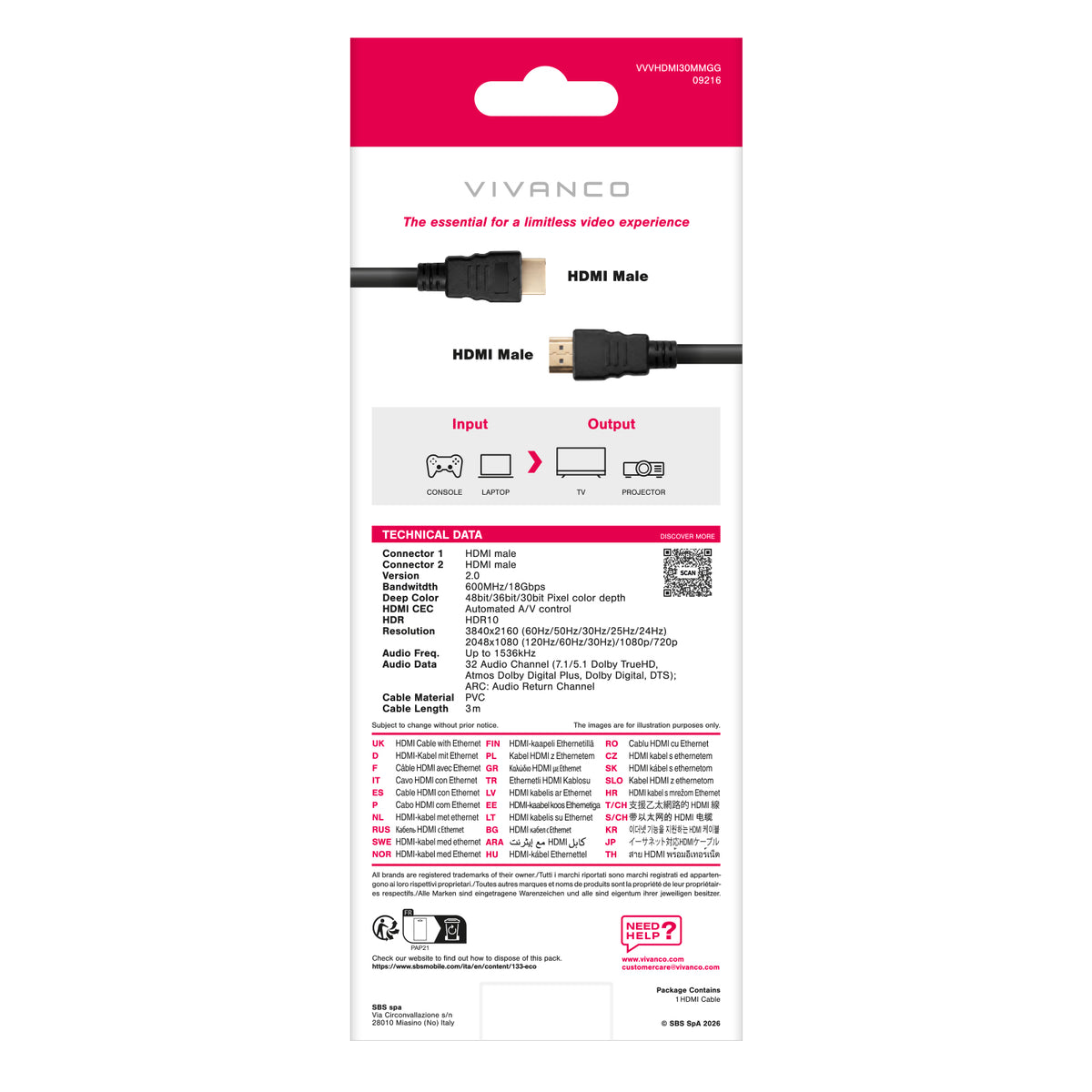 High Speed HDMI Cable with Ethernet