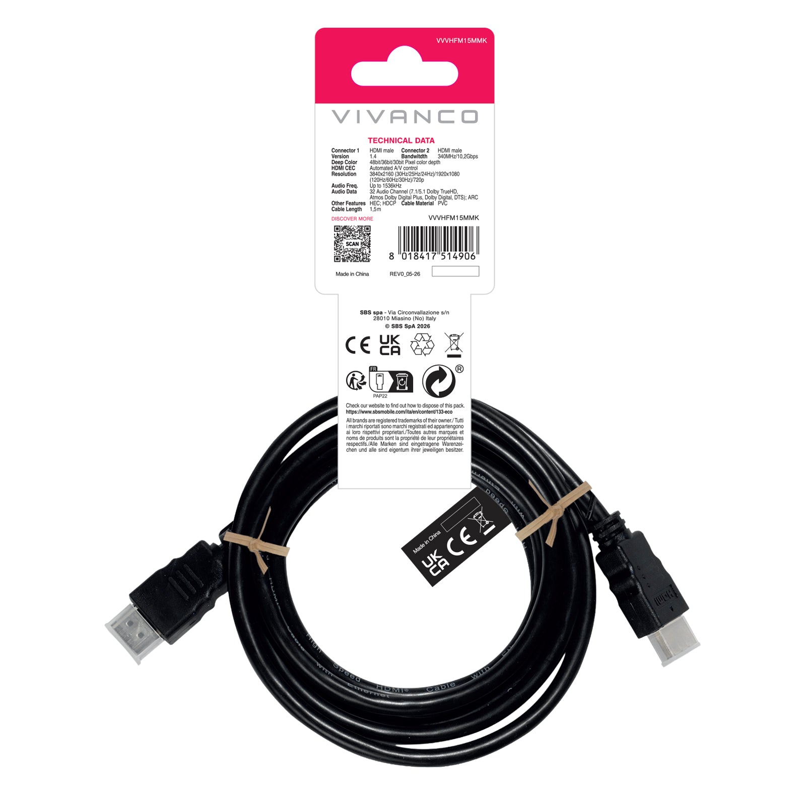 Cavo di collegamento HDMI