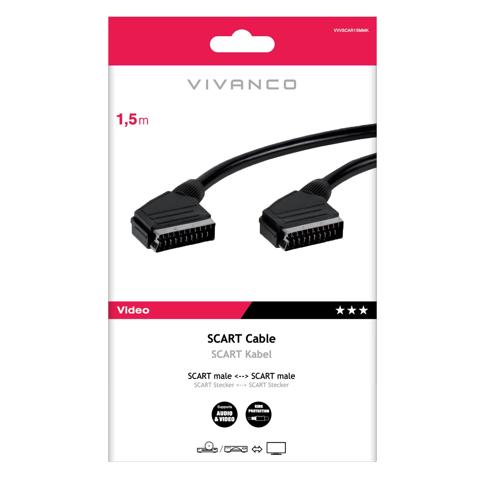 Cavo scart in fascetta