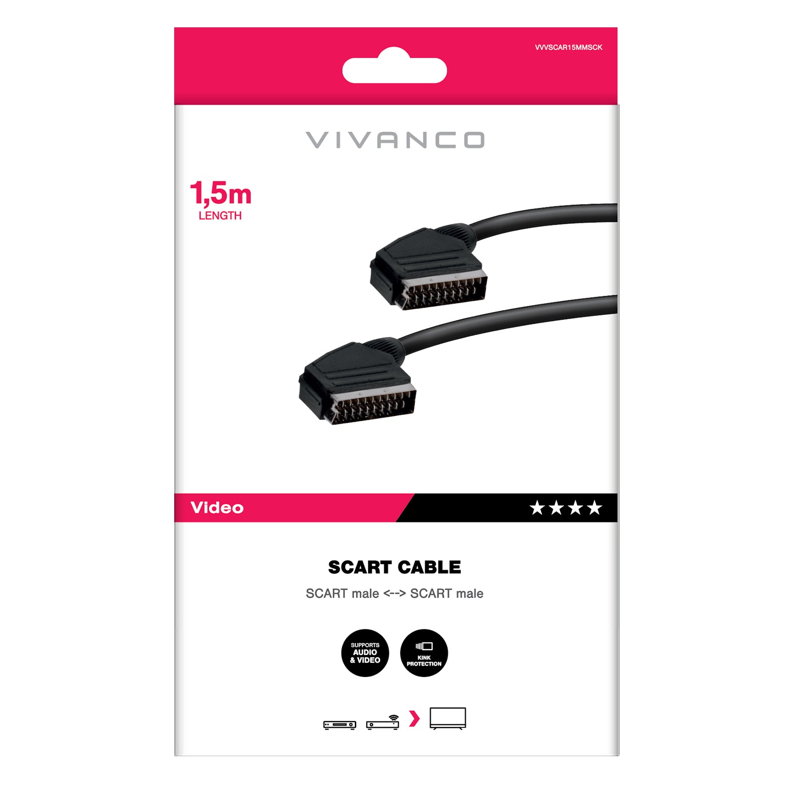 Cavo scart in fascetta