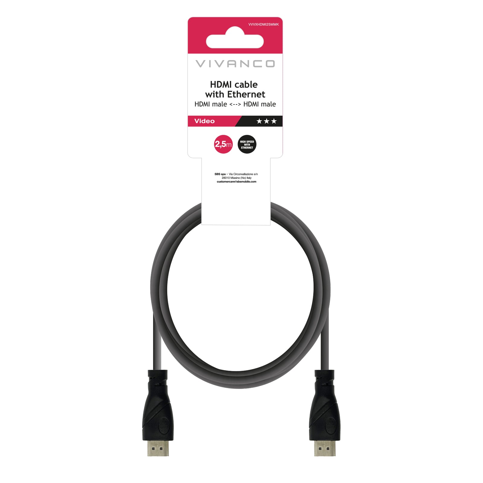 Cavo HDMI ad alta velocità con Ethernet